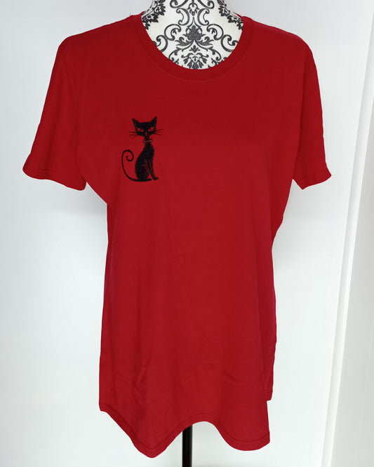 Bowtie Cat - Black Thread