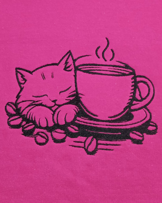 Chat Mocha - Noir sur Héliconia