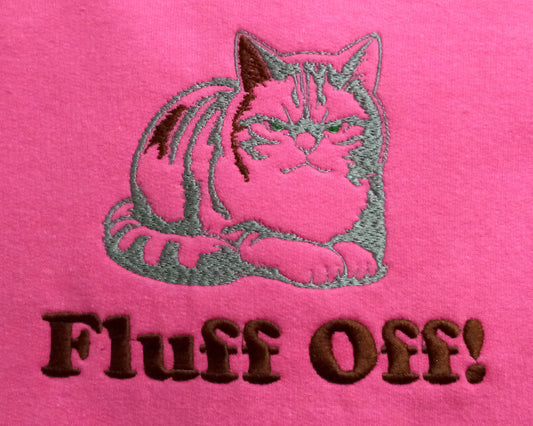 Fini les peluches ! - Fil argent et marron sur sweat à capuche Azalia