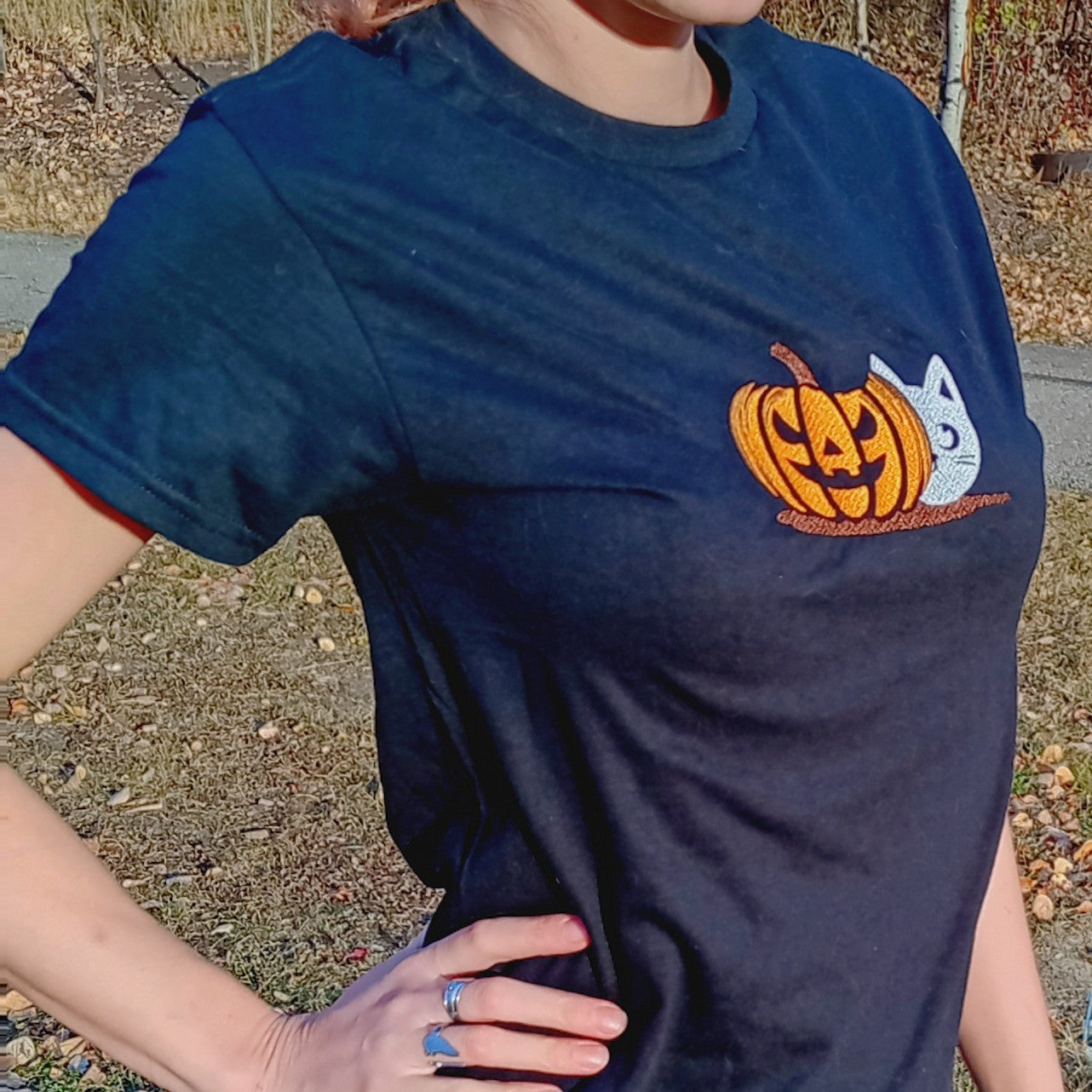 Pumpkin Wight-Cat Tee