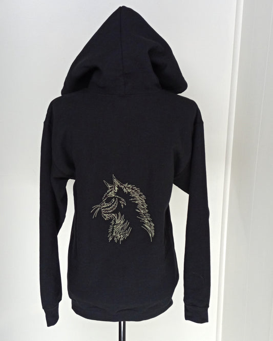 Creepy Tom - Glow In the Dark on Black Zipper
