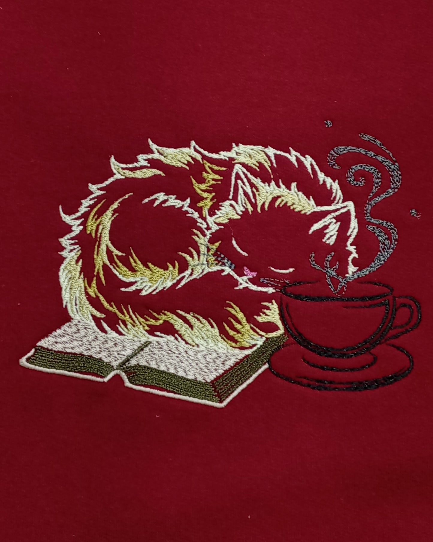 Book and Tea - Black Cup