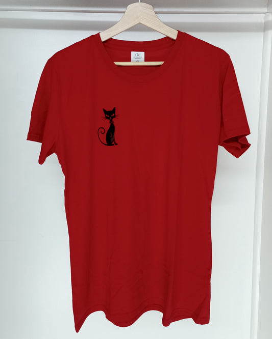 Bowtie Cat - Black Thread