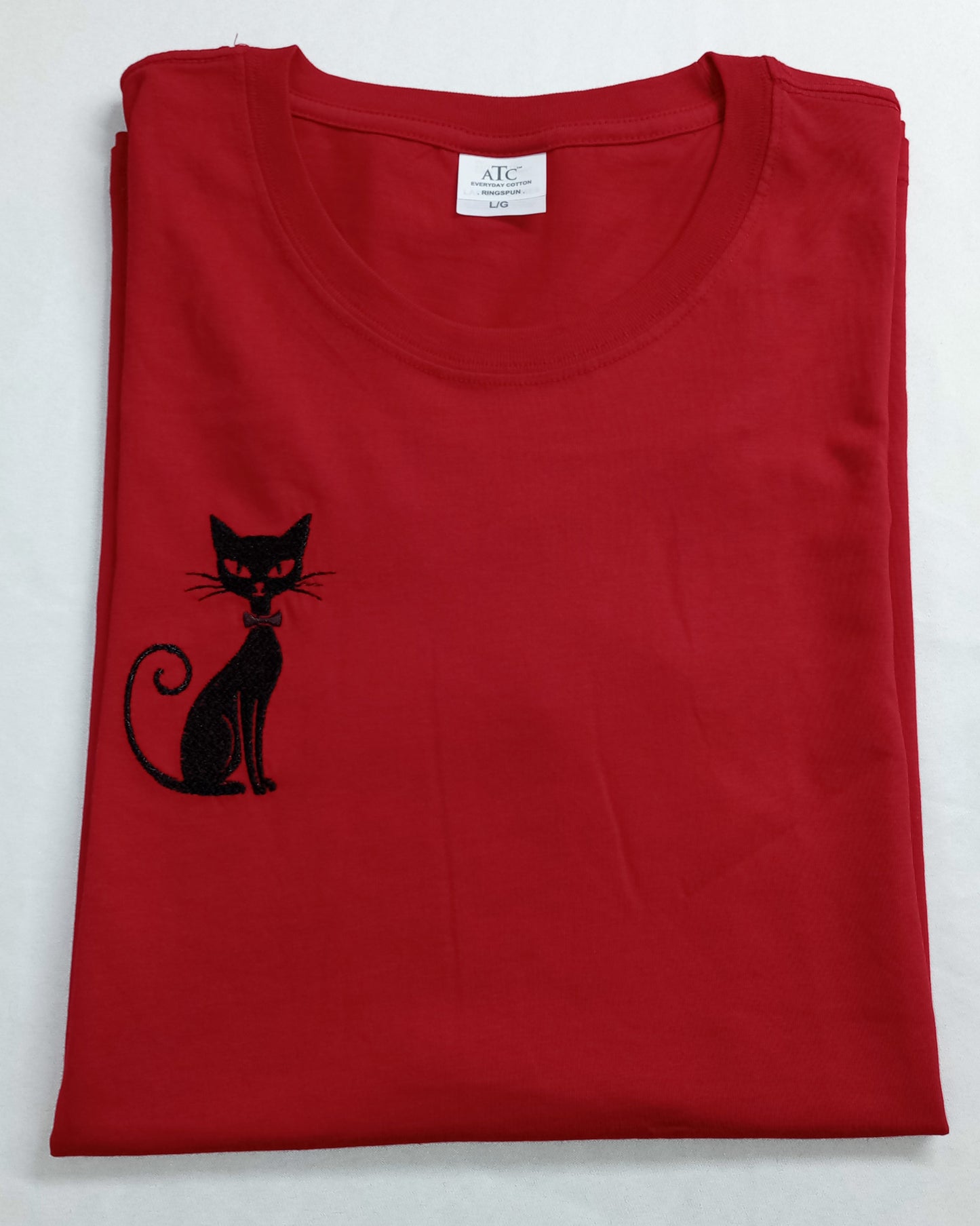 Bowtie Cat - Black Thread