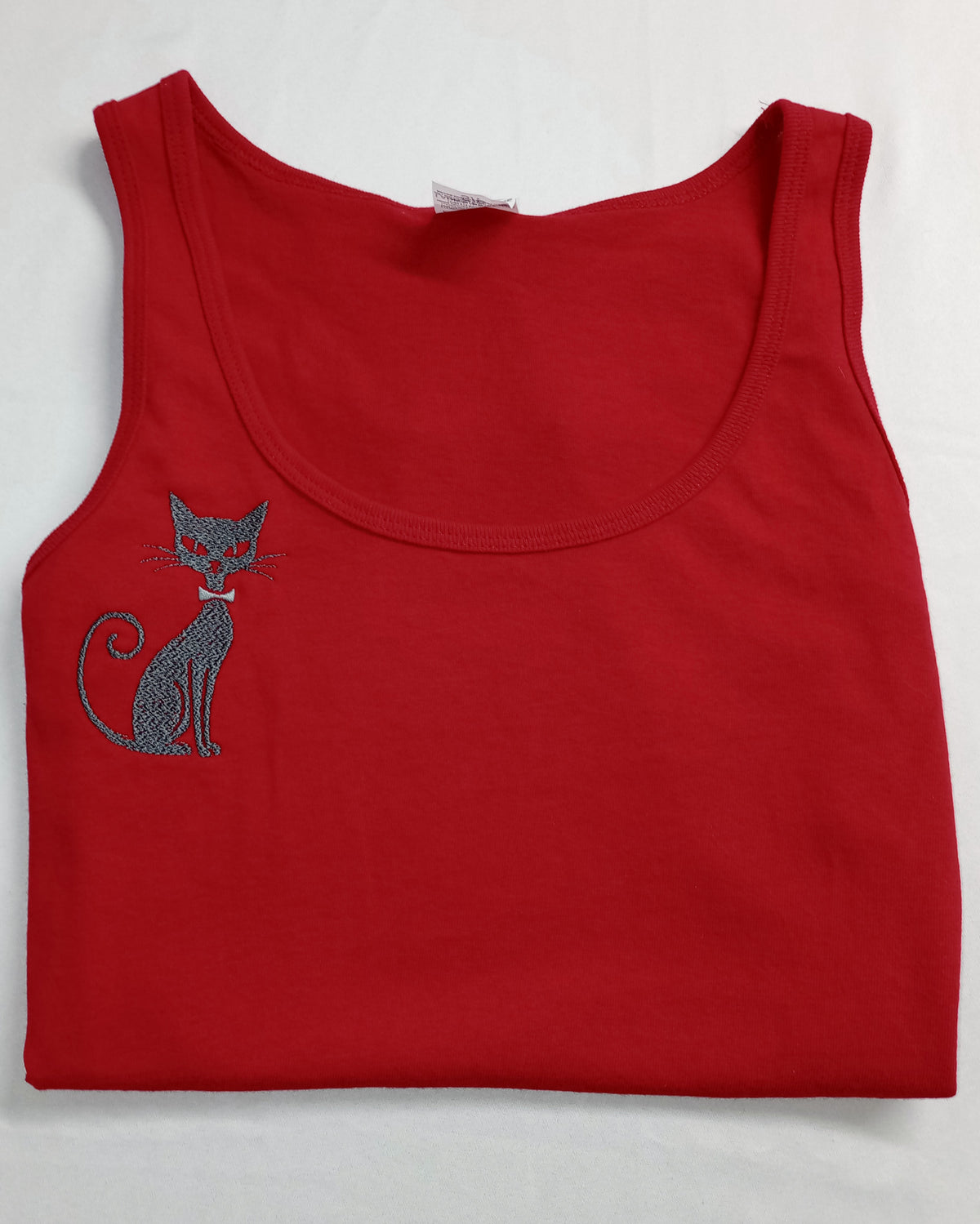Chat nœud papillon - Fil gris