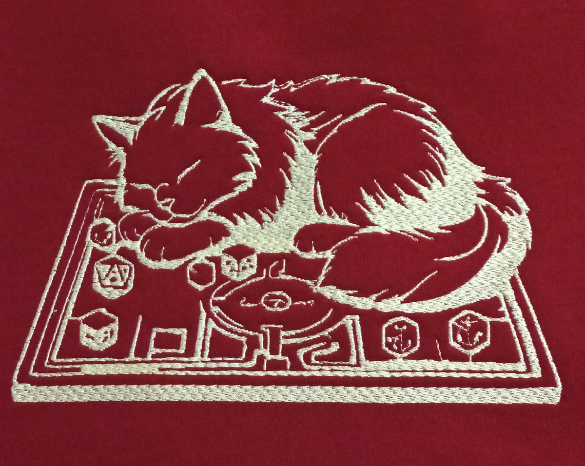 Plateau de jeu - Sweat à capuche grenat avec inscription blanche
